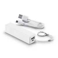 Carregador Porttil Power Bank USB 2200 mAh Personalizado 