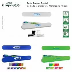 Porta Escova de Dente Plstico Personalizada 